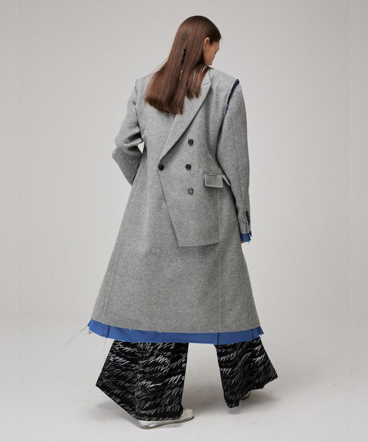 므아므(MMAM) Signature wool sleeveless long vest