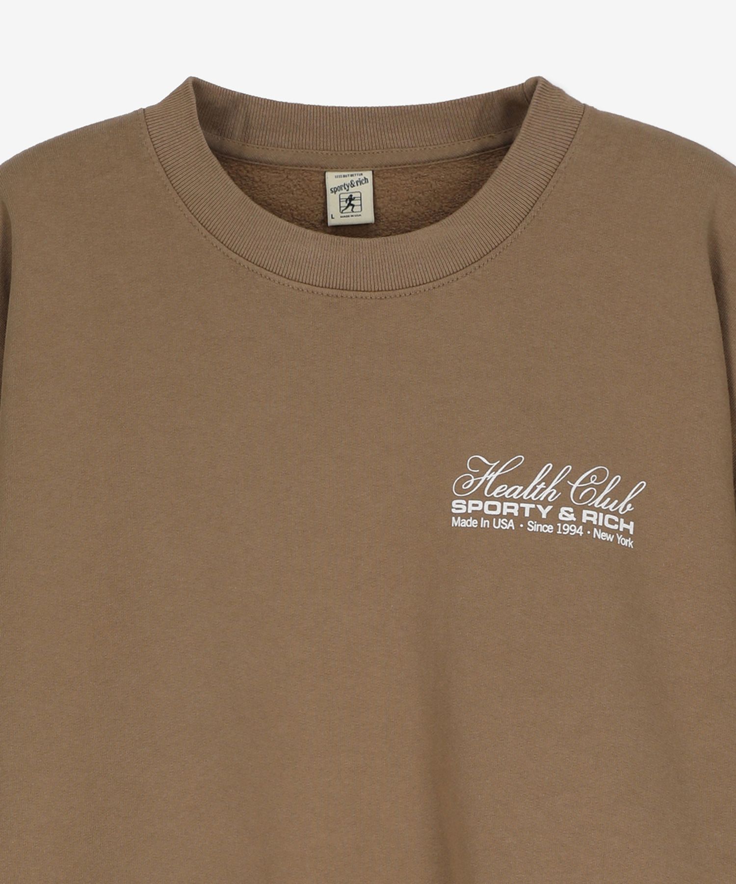 スウェット・トレーナー Sporty & Rich Unisex Made in USA Sweatshirt CR865ES MUSINSA | SPORTY&RICH Made in USA Crew Neck Sweatshirt
