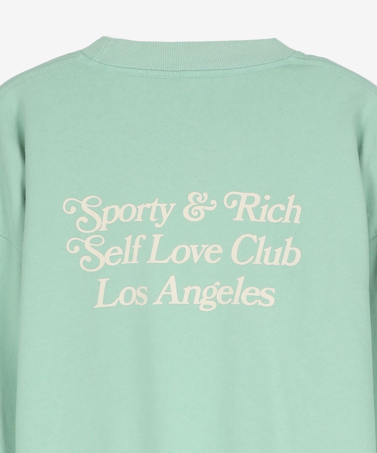 스포티앤리치(SPORTY&RICH) 셀프 러브 클럽 맨투맨 - 제이드 / CR867JD