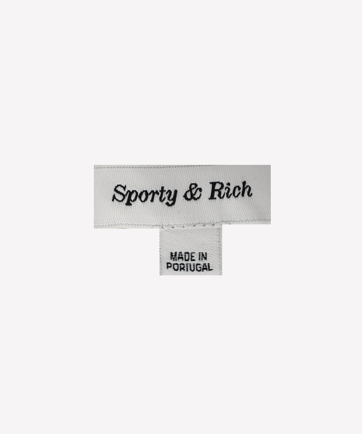 스포티앤리치(SPORTY&RICH) 디스코 테리 크롭 반소매 티셔츠 - 세리스 / TS963CE