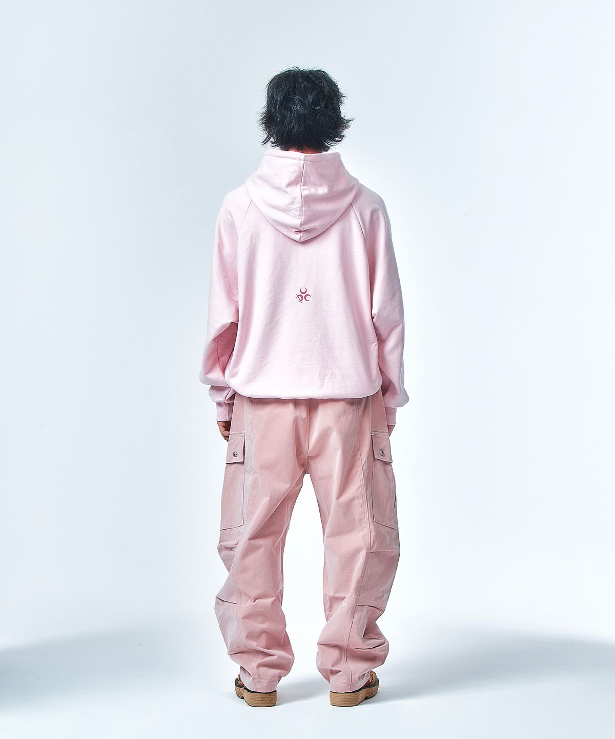 디오스피스(DAUSPICE) Logo Hoodie Pink