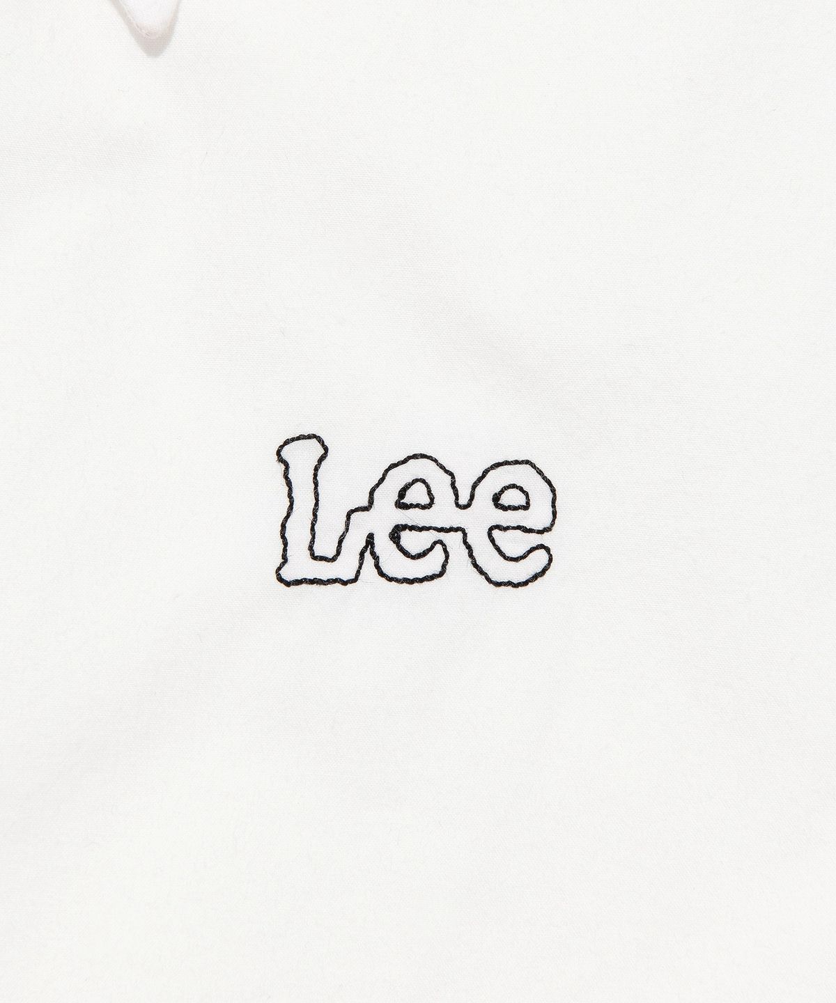 리(LEE) 우먼 숏 크롭 셔츠 화이트