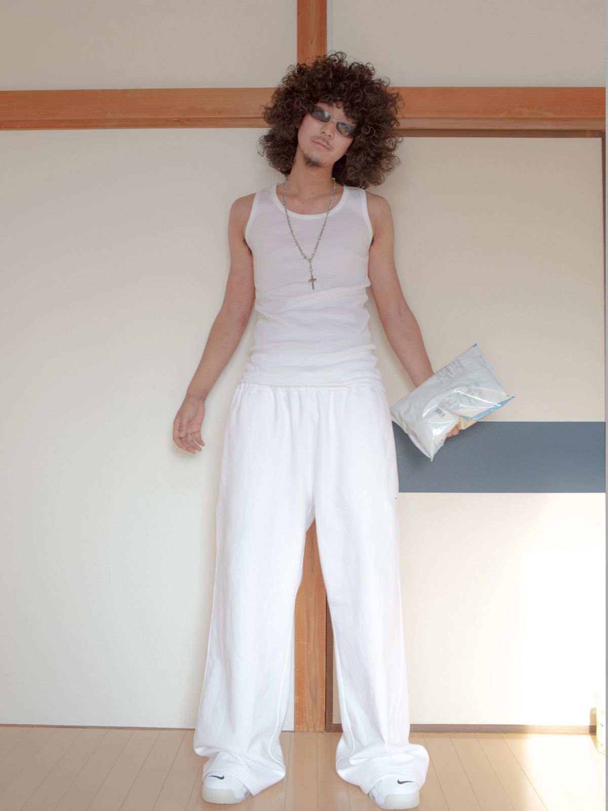 고저(GOZER) WIDE TRAINER SWEAT PANTS