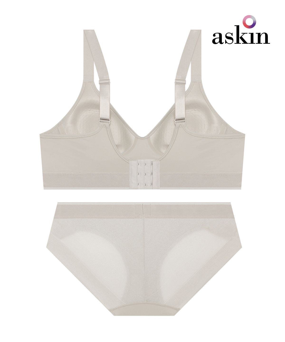 코데즈컴바인 이너웨어(CODES COMBINE INNERWEAR) 펑셔널 스포츠 브라 팬티 세트 - 라이트베이지