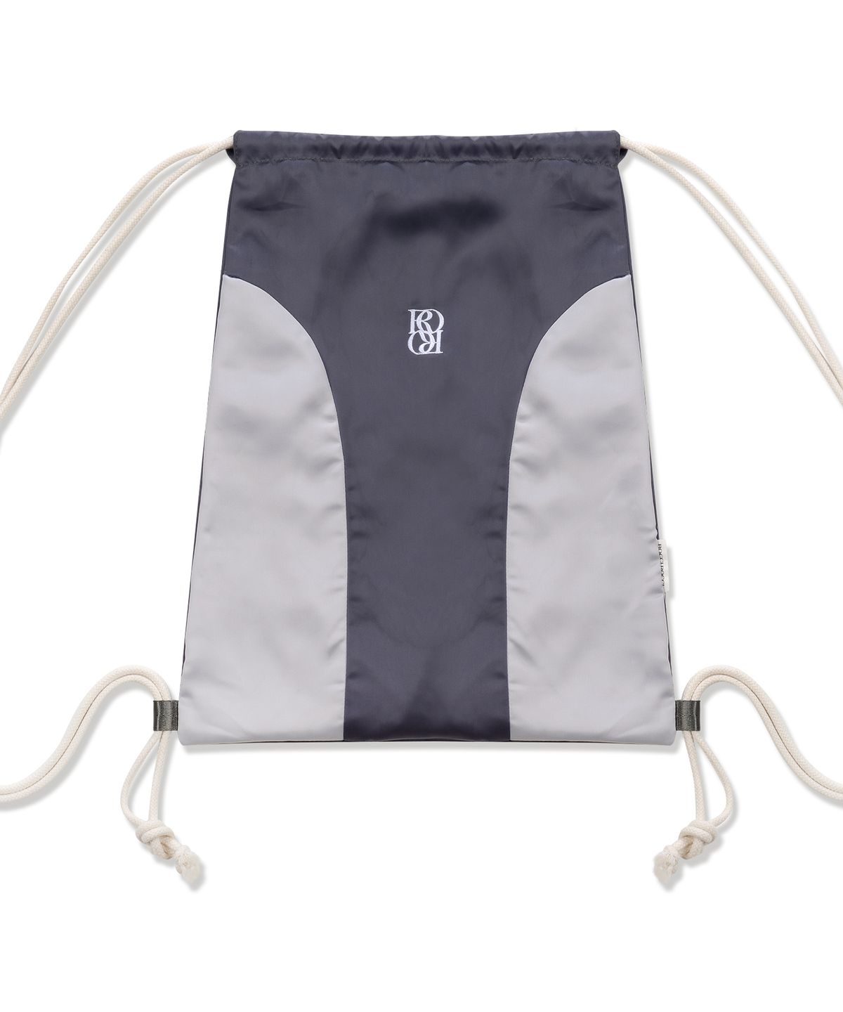 로씨로씨(ROCCI ROCCI) Classic Symbol Satin Gym Sack [CHARCOAL]