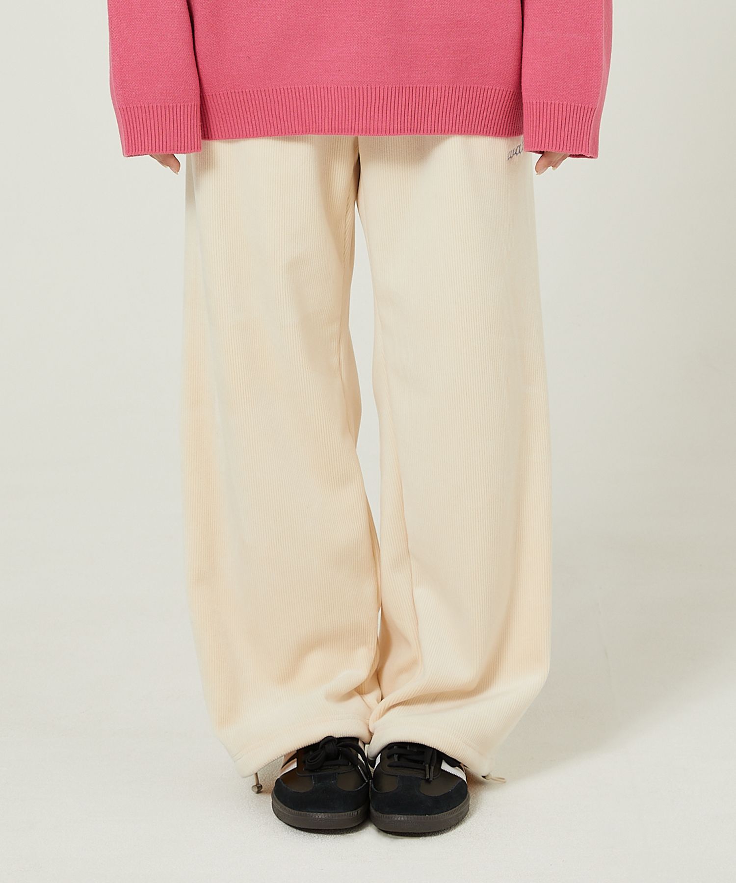 さらに100円引き◆WAI KEI◆Double corduroy banding pants Designer fashion, Seoul-fully created | W Concept