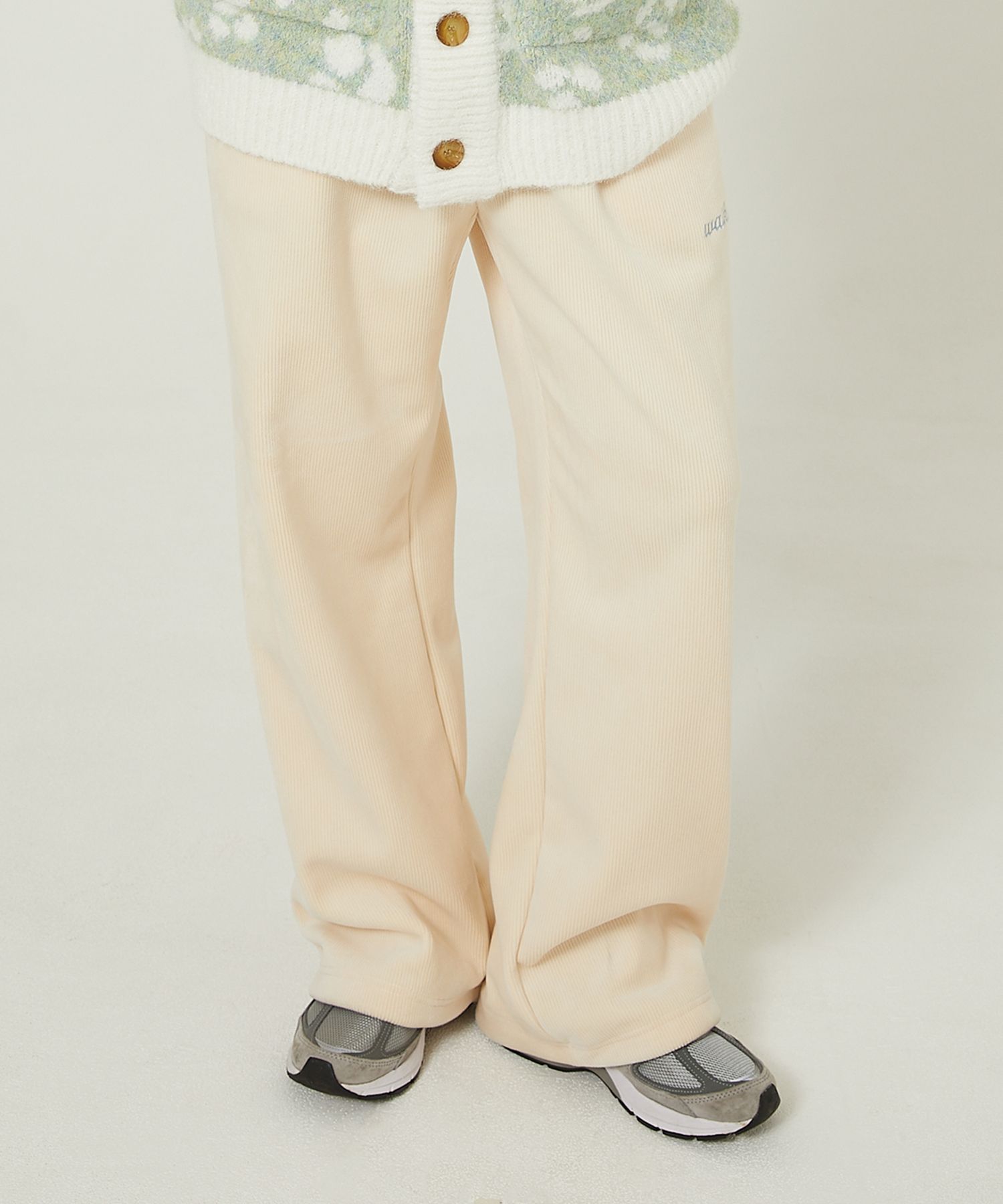さらに100円引き◆WAI KEI◆Double corduroy banding pants Designer fashion, Seoul-fully created | W Concept