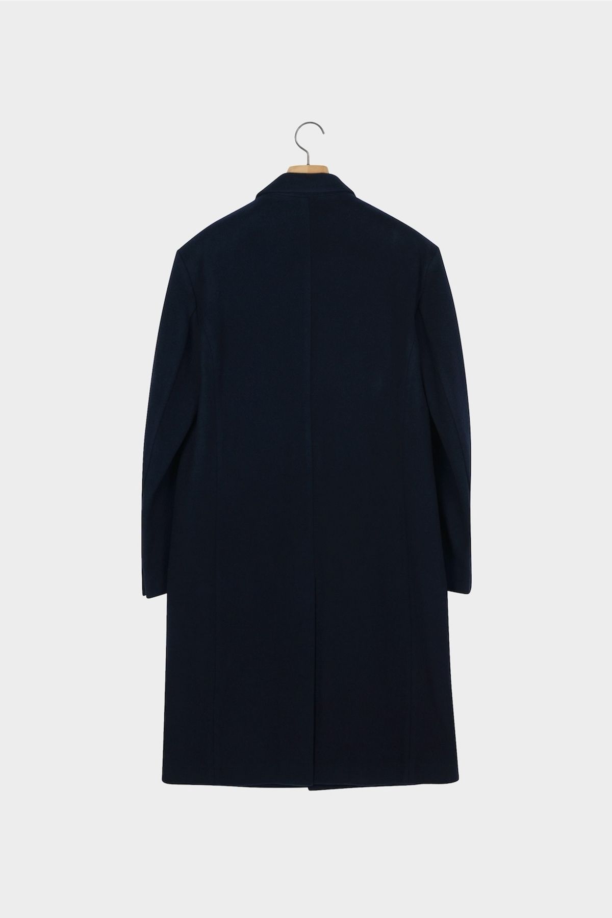 노앙(NOHANT) WOOL SINGLE LONG COAT NAVY