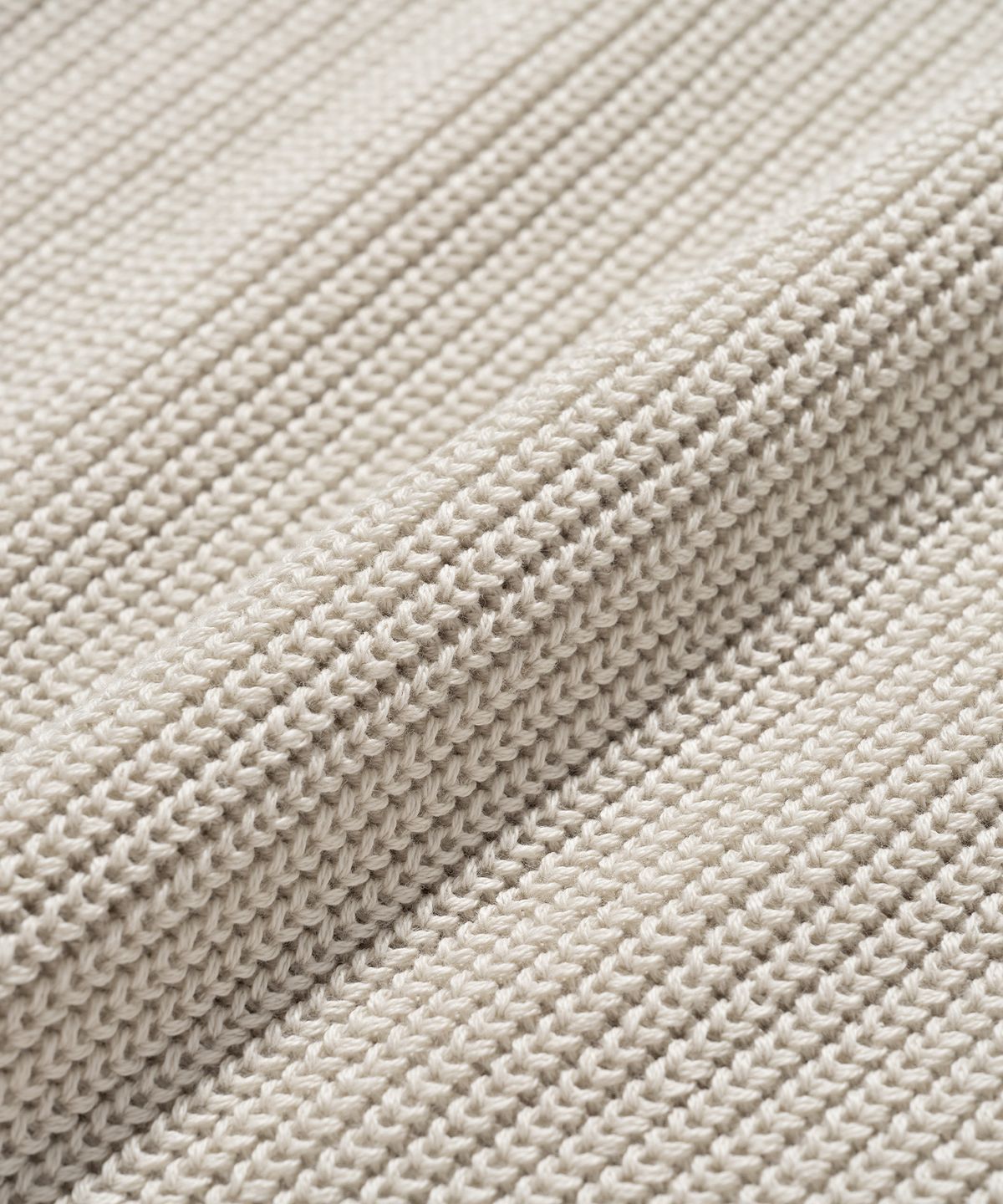 니티드(KNITTED) 소프트코튼 드랍숄더 와플 니트 SWISS