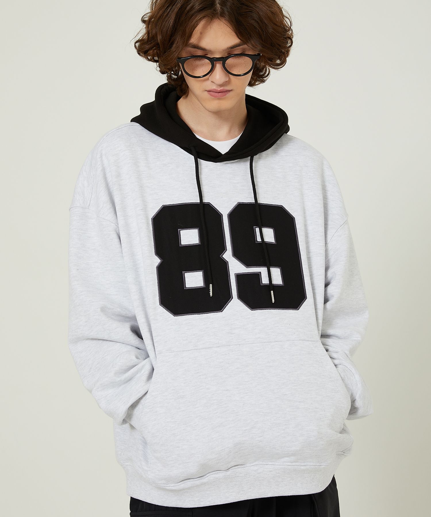 さらに100円引き◆WAI KEI◆Color block 89 logo hoodie MUSINSA | WAI KEI Color block 89 logo hooded sweatshirt