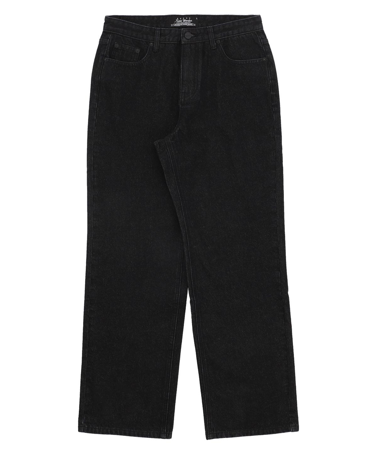 필드워커(FIELDWORKER) BIO STONE WIDE WARM DENIM [BLACK]