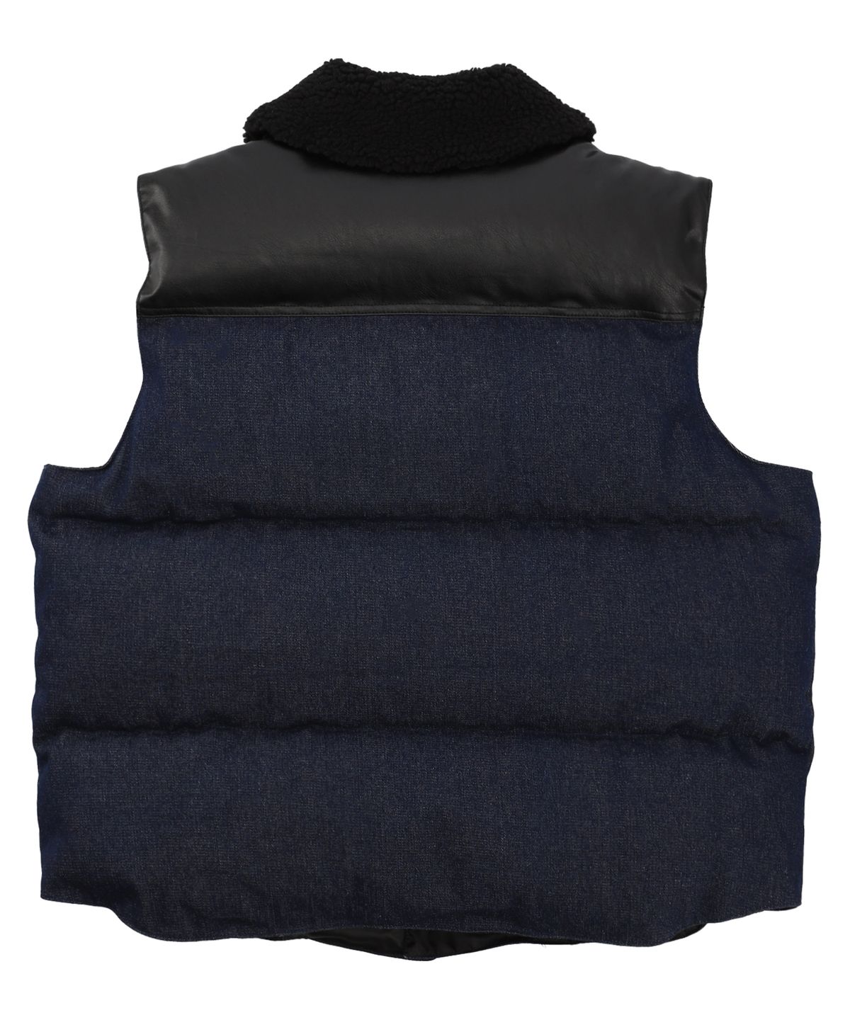 필드워커(FIELDWORKER) PADDED DENIM VEST [BLUE]