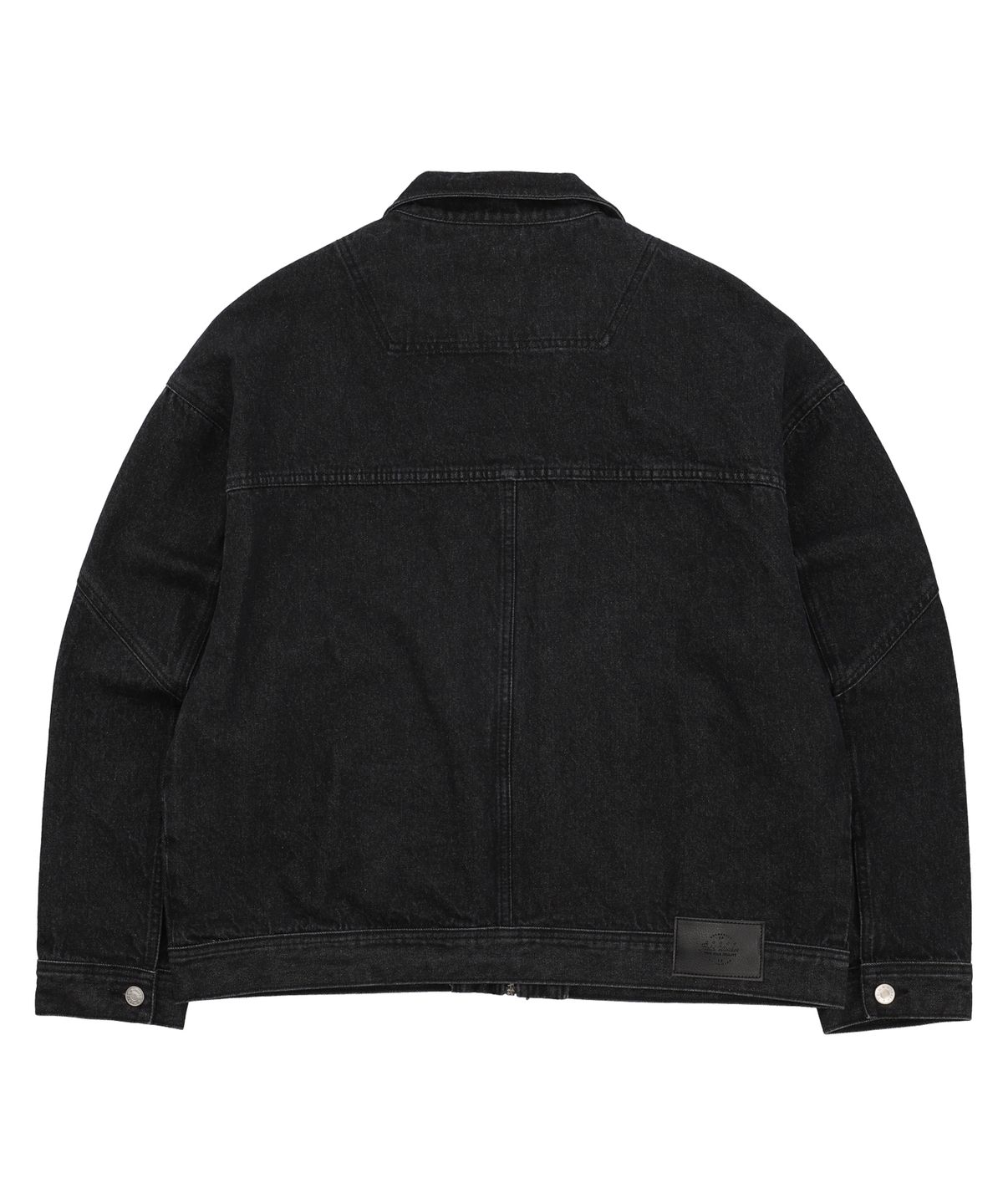 필드워커(FIELDWORKER) HIGH-NECK DENIM JACKET [BLACK]