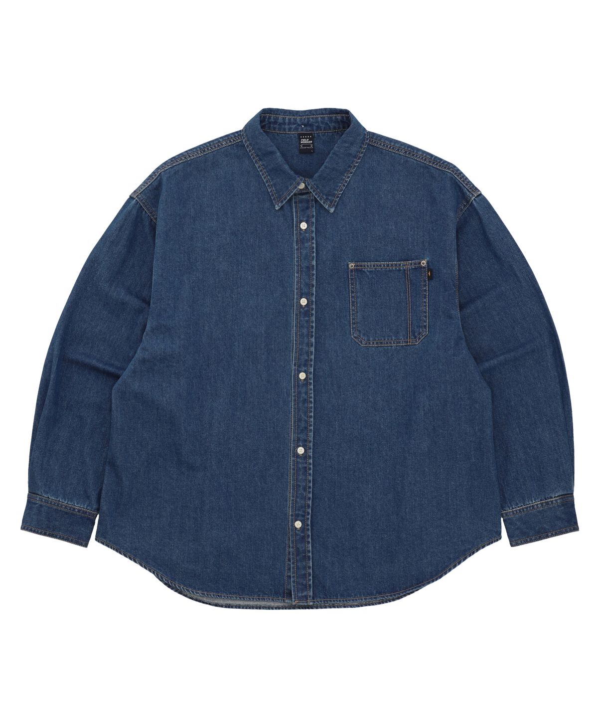 필드워커(FIELDWORKER) OVERFIT DENIM SHIRTS [BLUE]