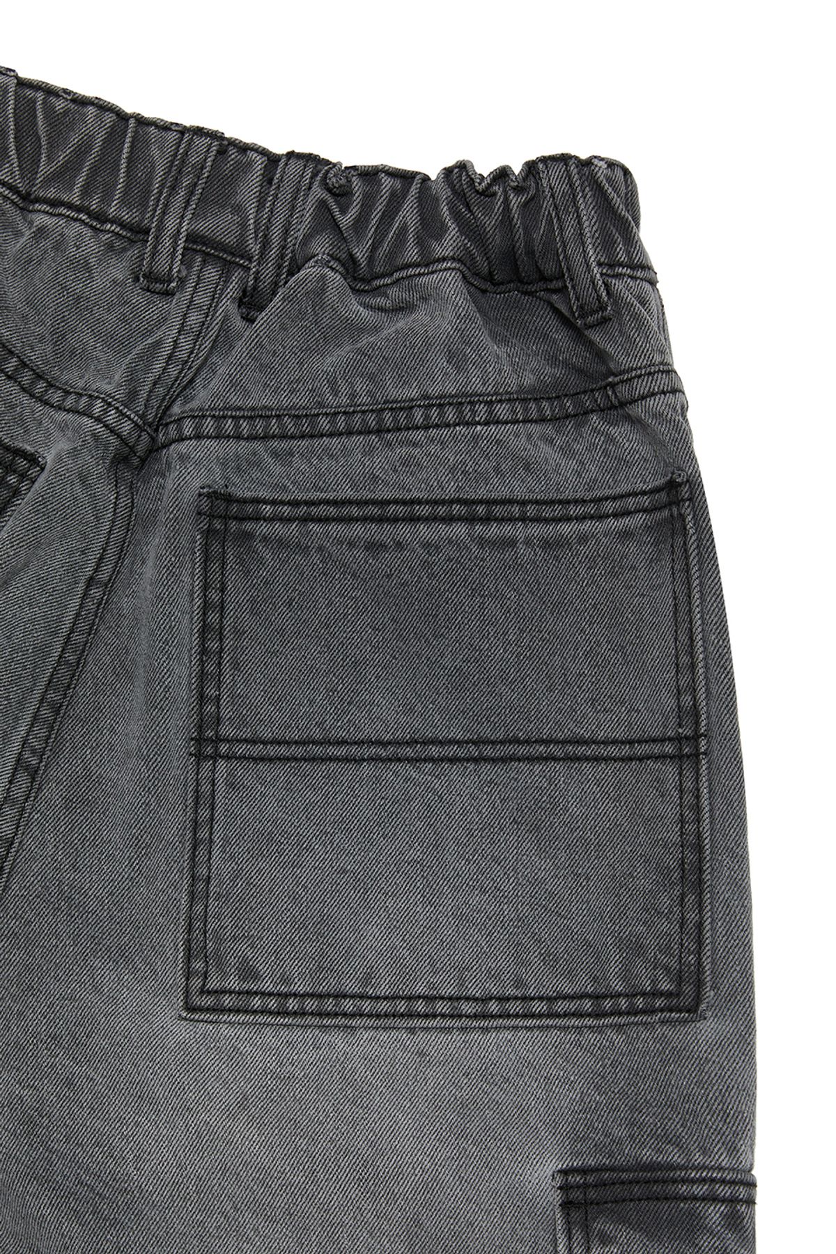 비바스튜디오(VIVASTUDIO) WIDE CARGO DENIM PANTS [GRAY]
