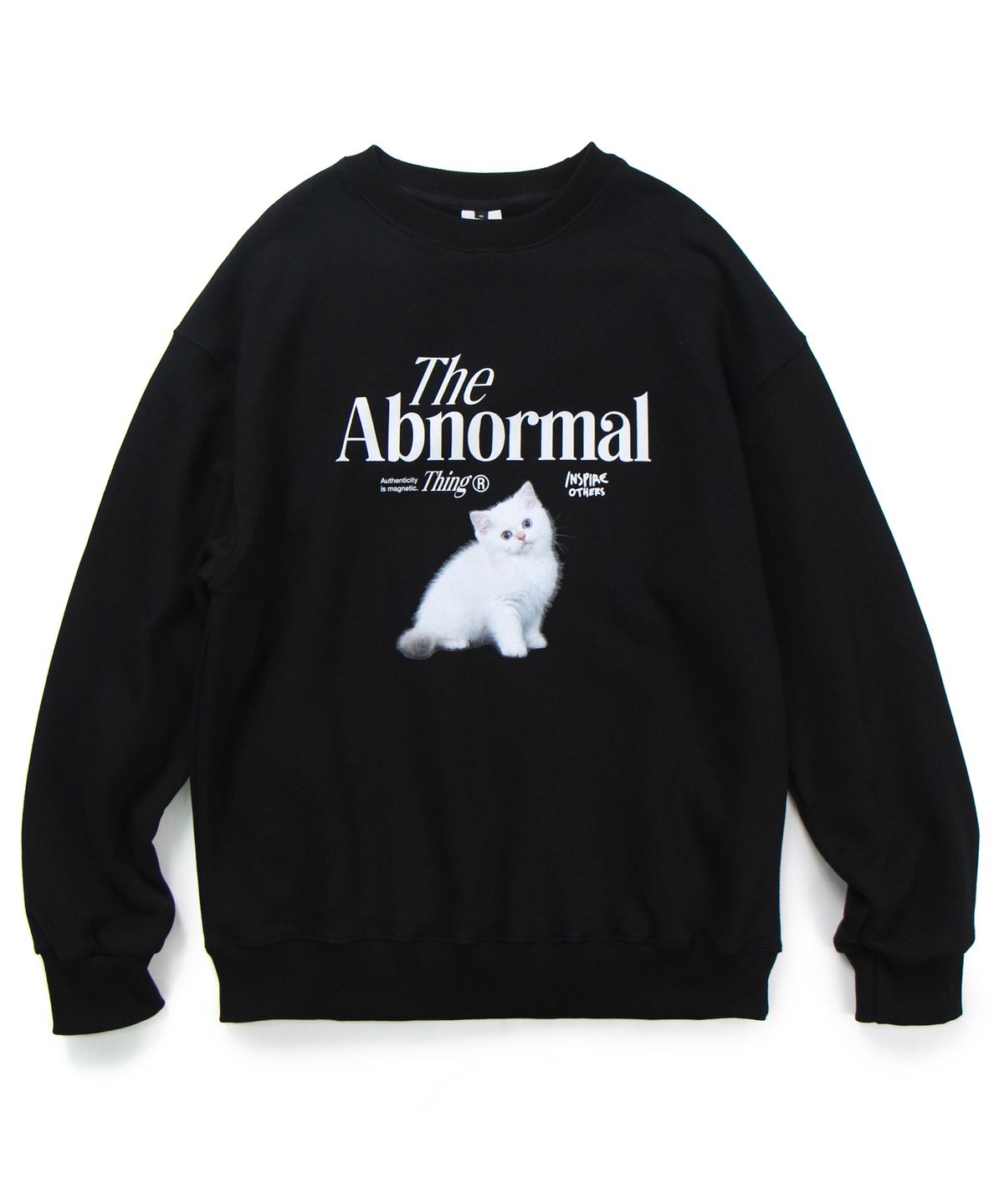 앱놀머씽(ABNORMALTHING) AWESOME23 CREWNECK (BLACK)