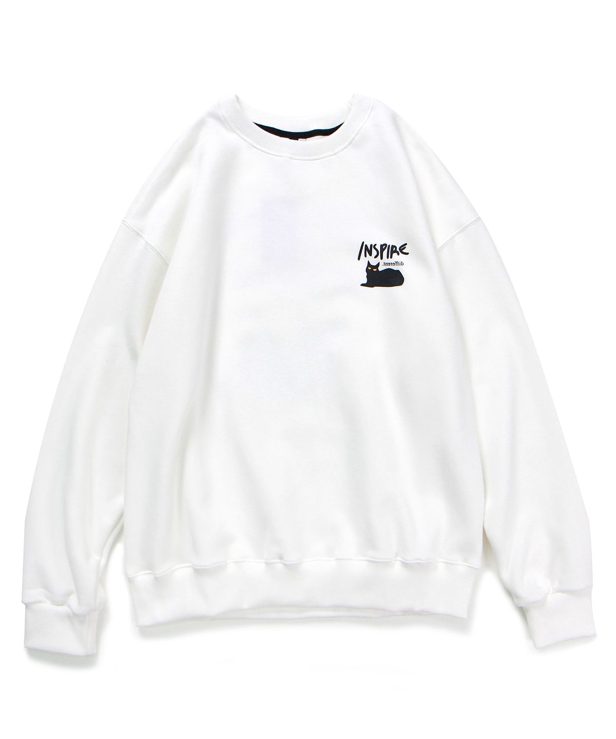 앱놀머씽(ABNORMALTHING) INSPIRE23 CREWNECK (WHITE)