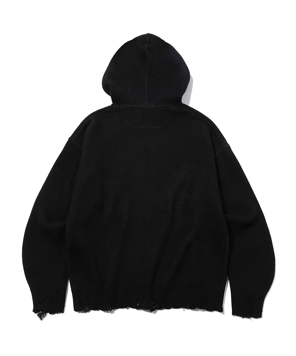 ★MAINBOOTH★Hideout Sweatshirt(BLACK)★正規品/韓国直送料込 MUSINSA | MAINBOOTH Starfish Hood Zip-up Sweater(BLACK)