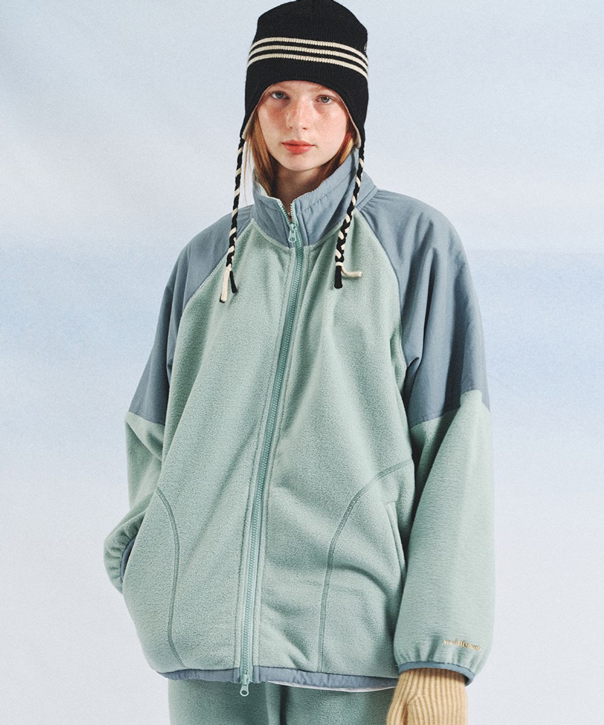 메인부스(MAINBOOTH) Hiker Fleece Zip-up(MINT)