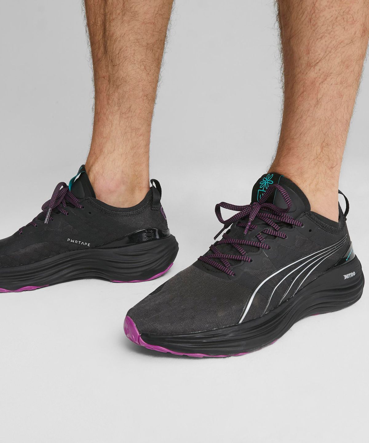 푸마(PUMA) 푸마×씨엘르 포에버런 나이트로 - 블랙 / 379286-01