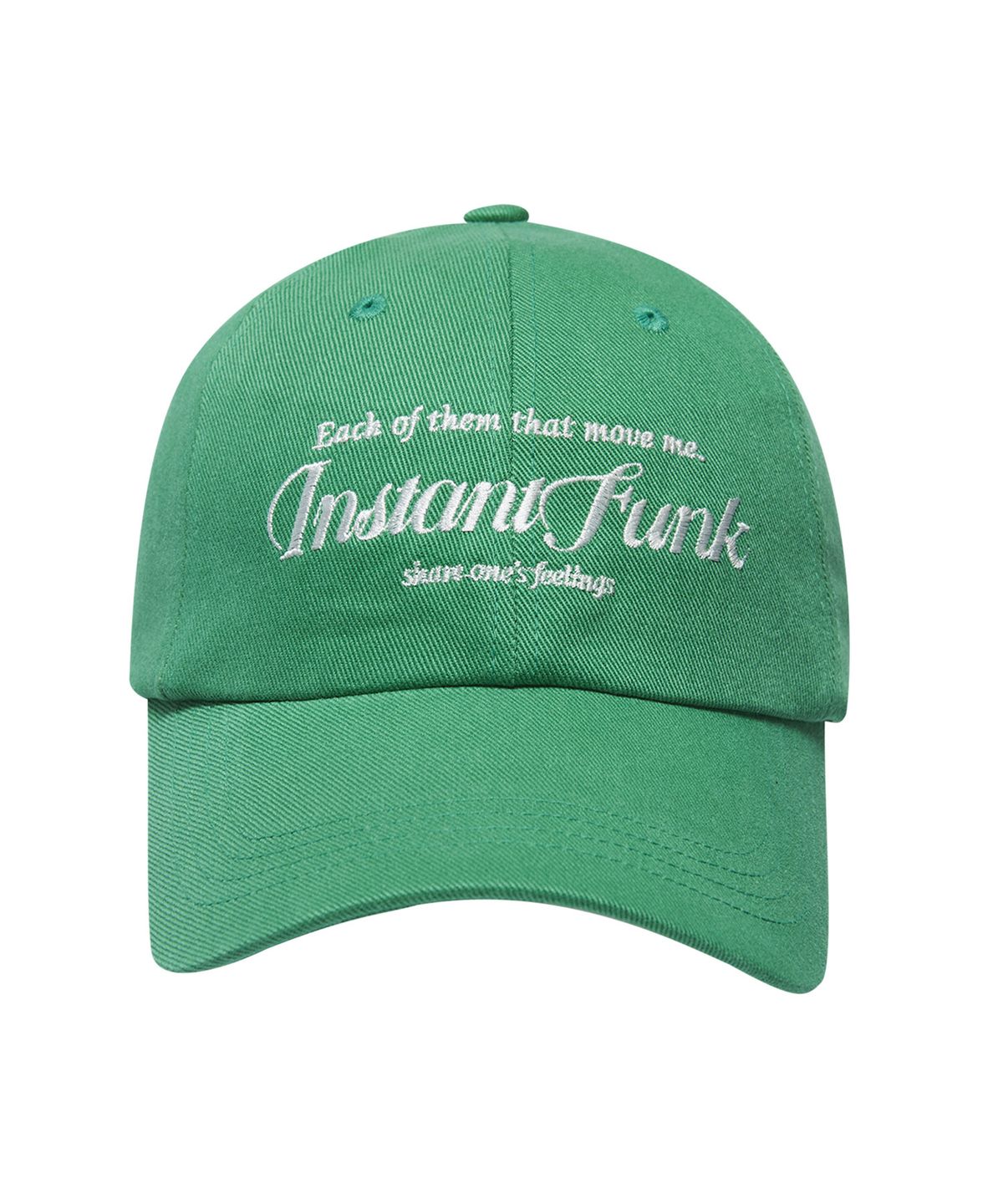 인스턴트펑크(INSTANTFUNK) 커시브 로고 자수 볼캡