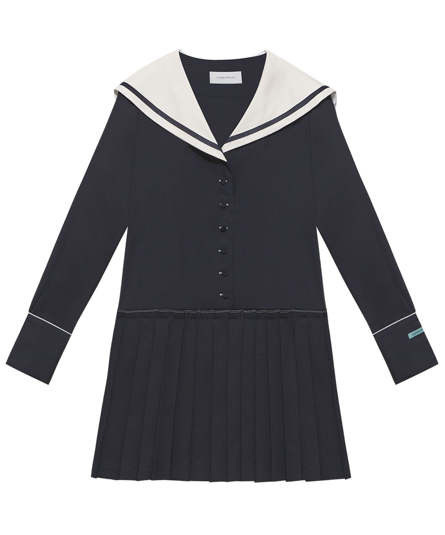 ★INSTANTFUNK★ Sailor Pleated Dress【送料0/関税0】 MUSINSA公式 | INSTANTFUNK Sailor pleated dress