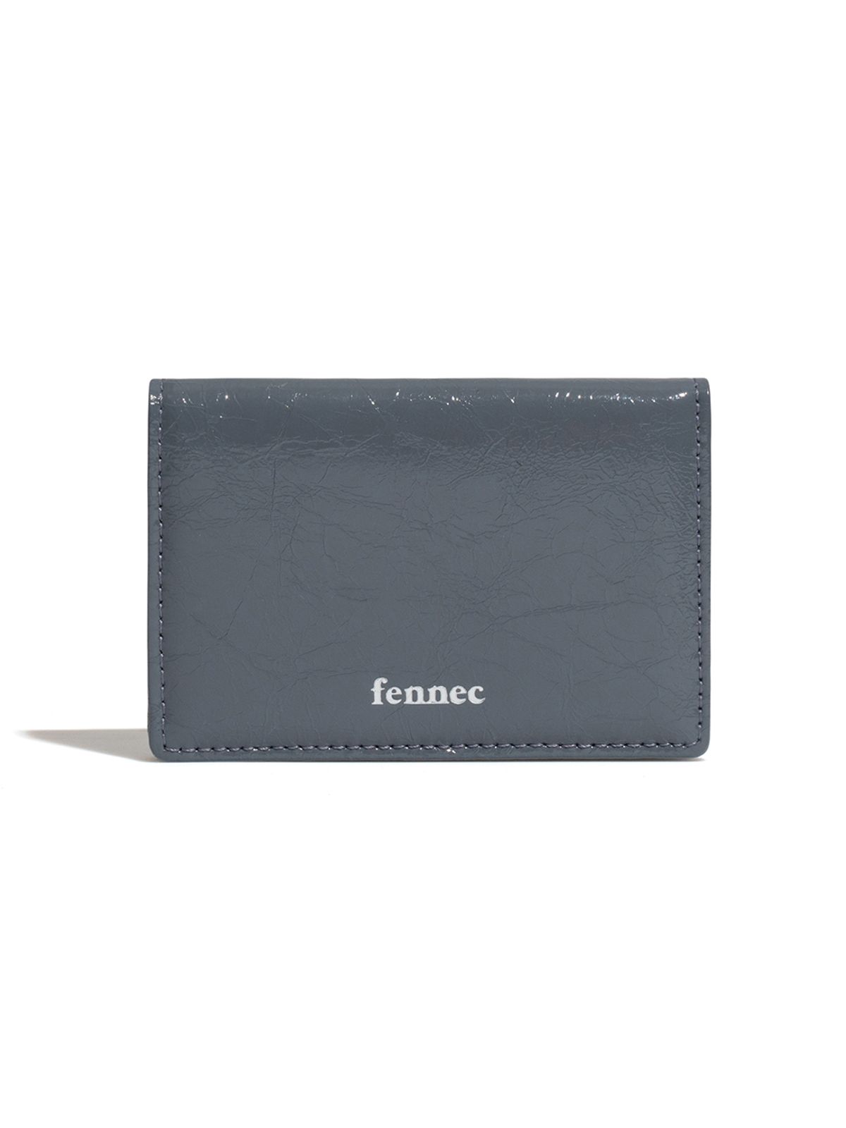 페넥(FENNEC) CRINKLE SOFT CARD CASE - DARK GREY