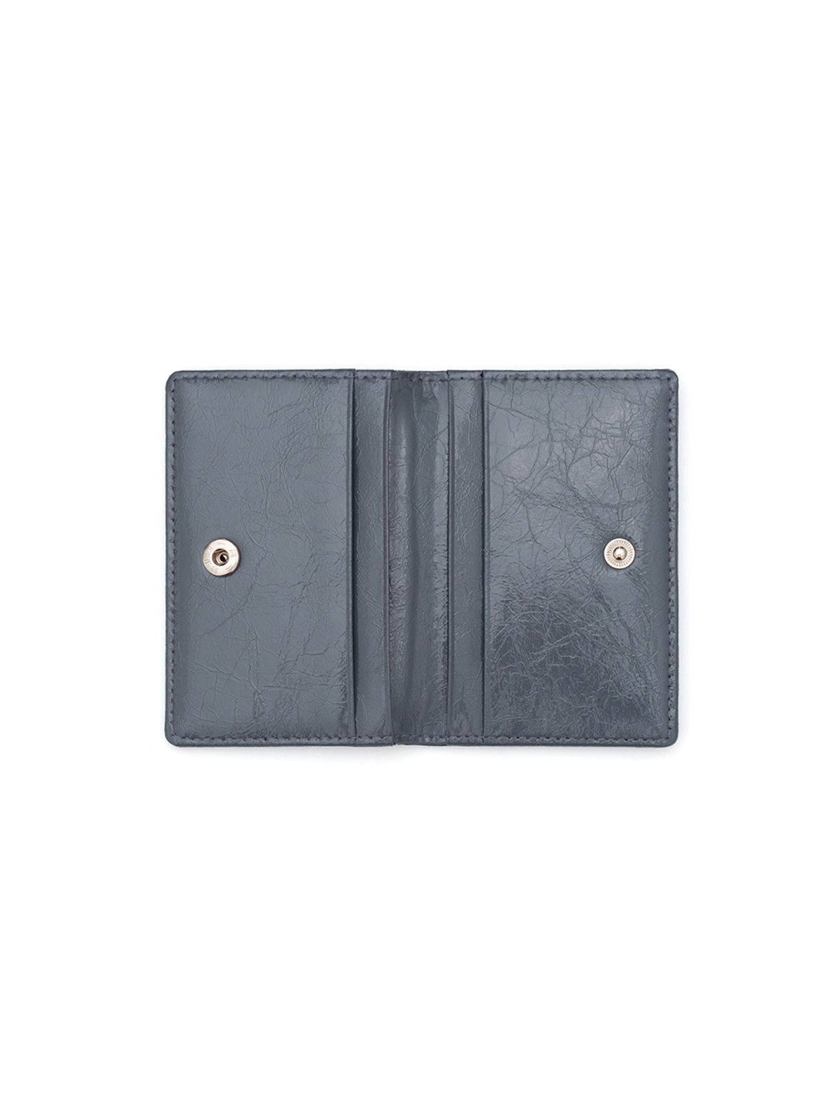 페넥(FENNEC) CRINKLE SOFT CARD CASE - DARK GREY