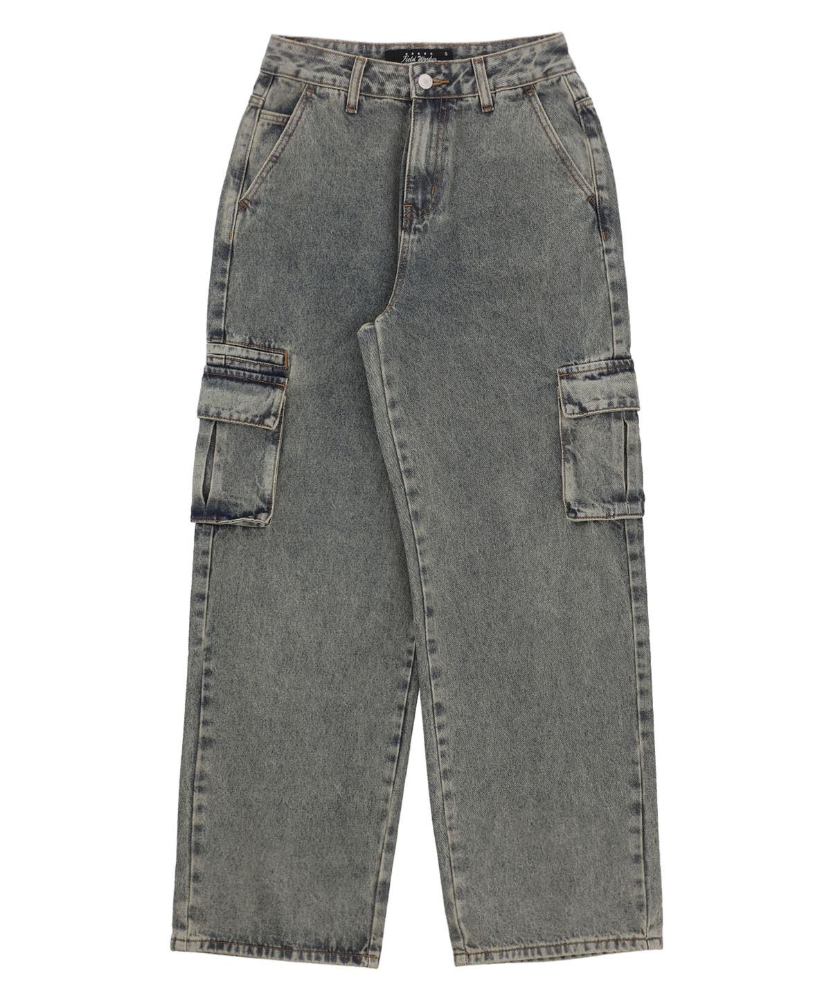 필드워커(FIELDWORKER) TINT WSHD CARGO WIDE DENIM [BLUE]