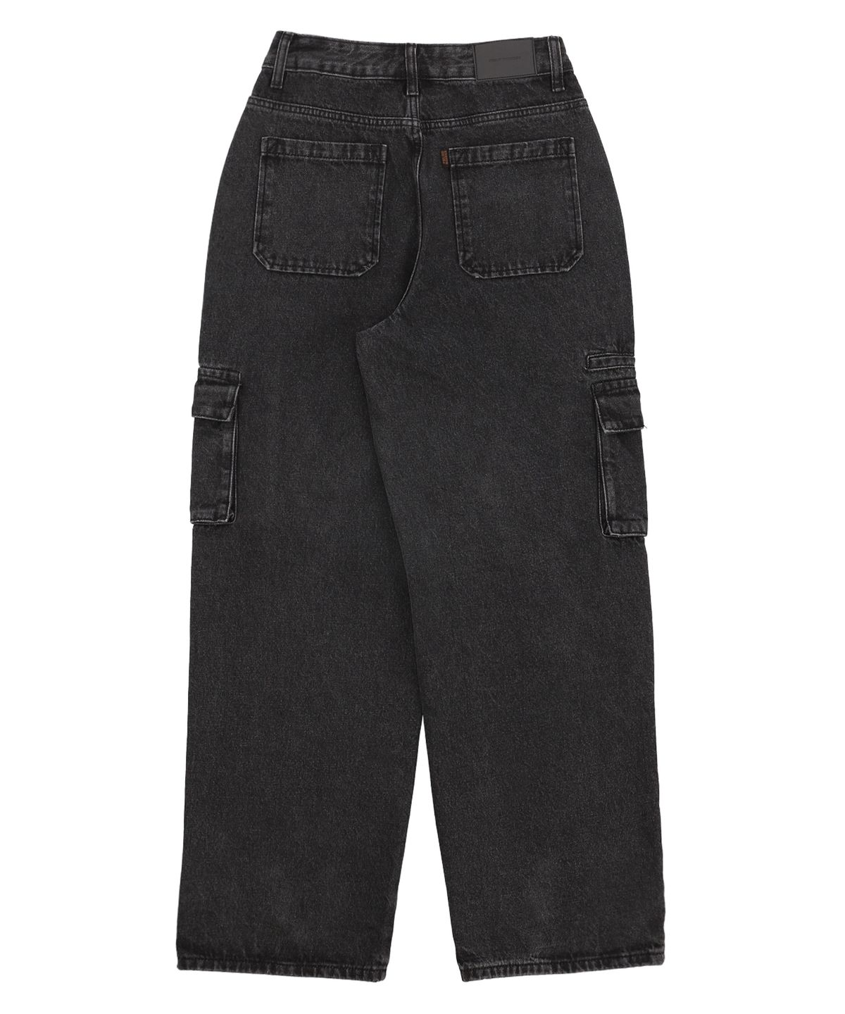 필드워커(FIELDWORKER) TINT WSHD CARGO WIDE DENIM [BLACK]