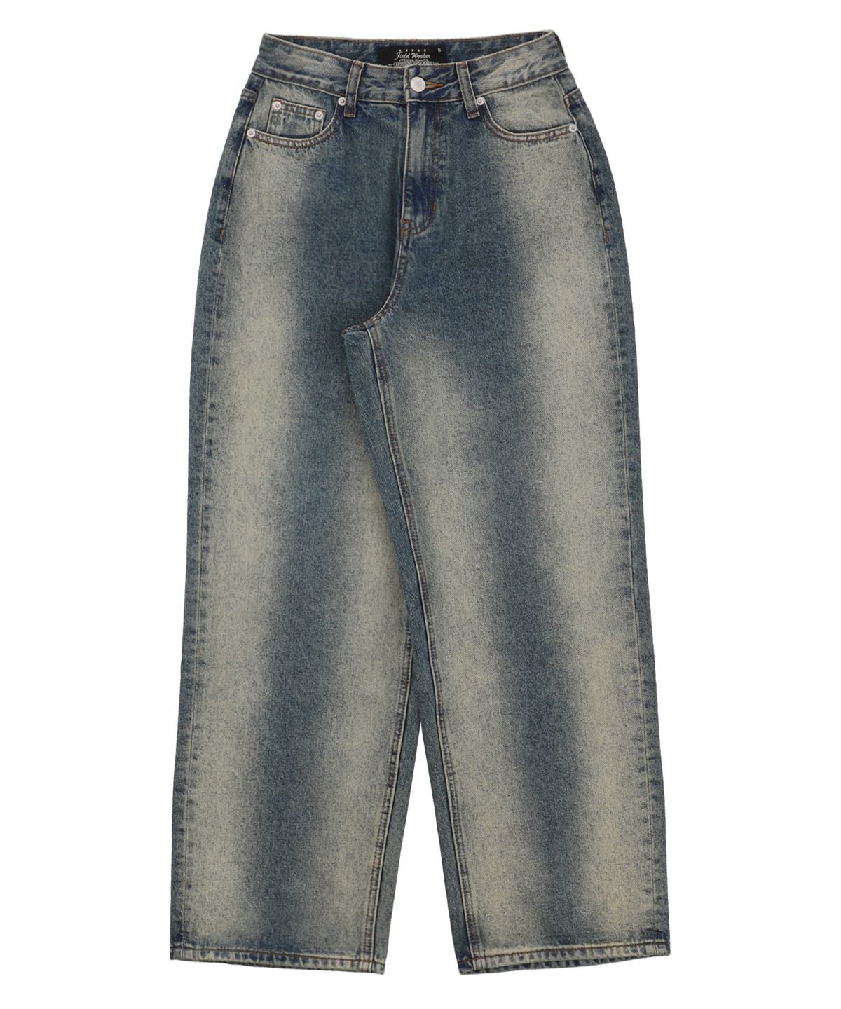필드워커(FIELDWORKER) POINT BRUSH WIDE DENIM [BLUE]