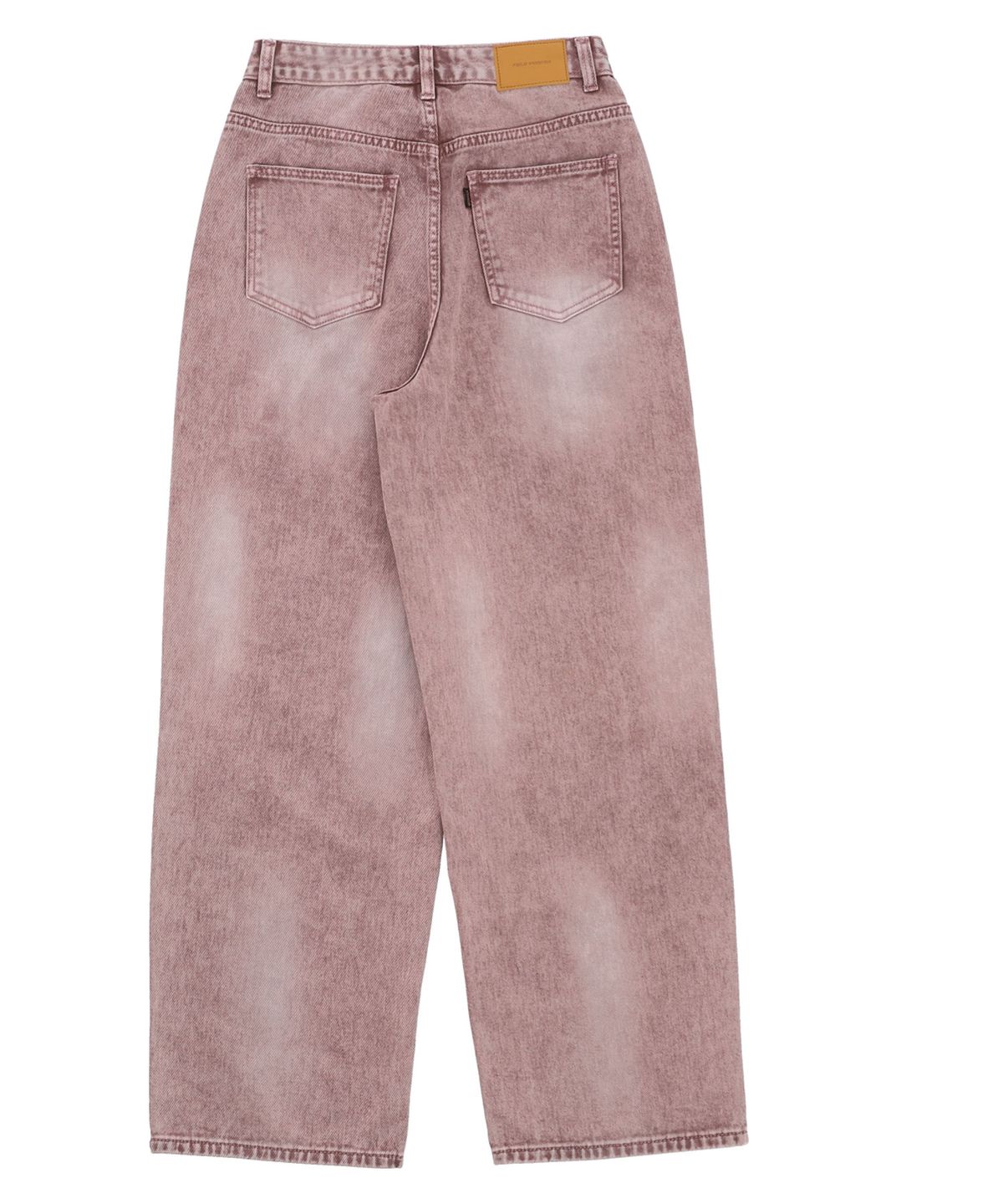 필드워커(FIELDWORKER) DYEING WIDE DENIM [PINK]