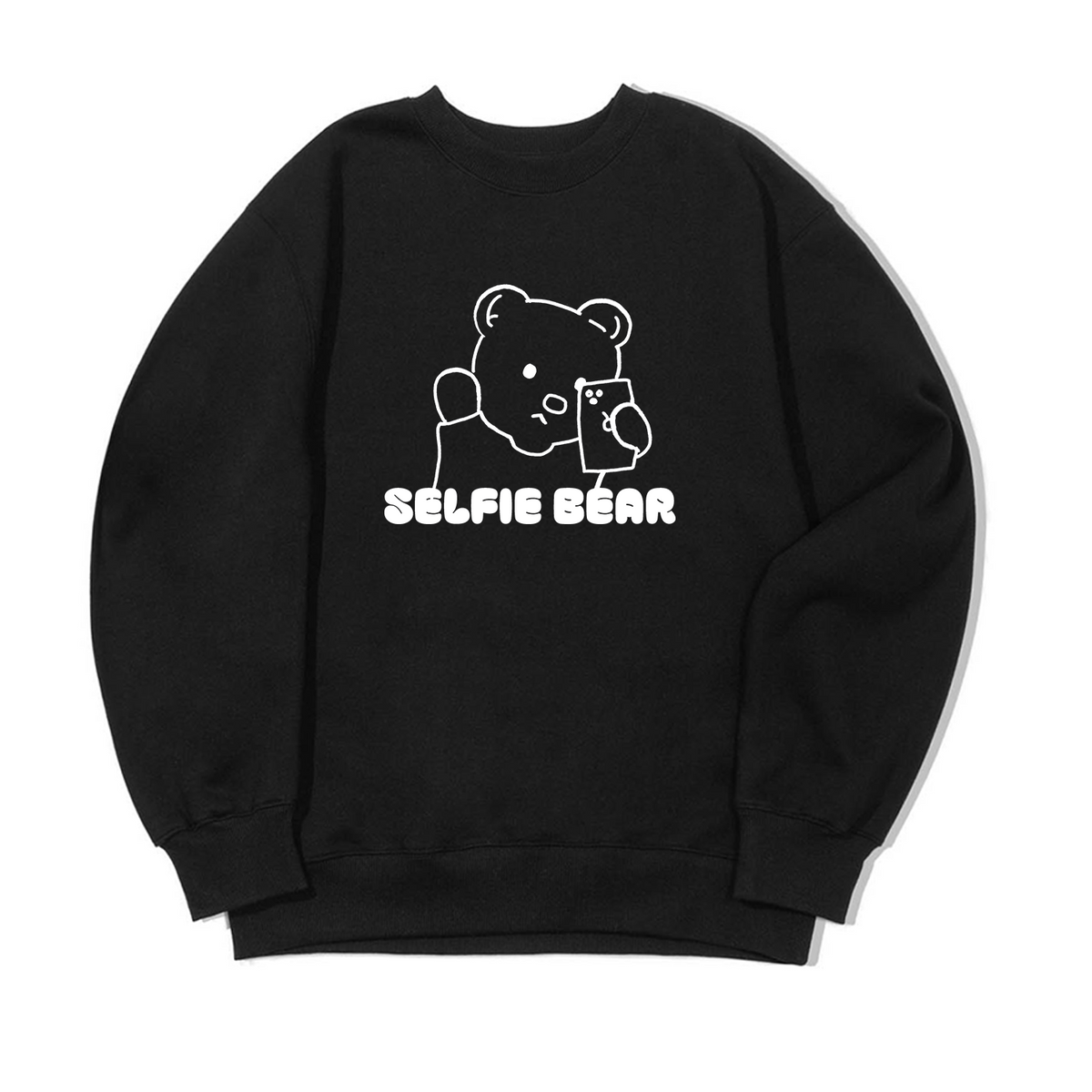 어썸어스(AWESOMEUS) (23FW)SELFIE BEAR SWEAT SHIRTS_3 COLOR
