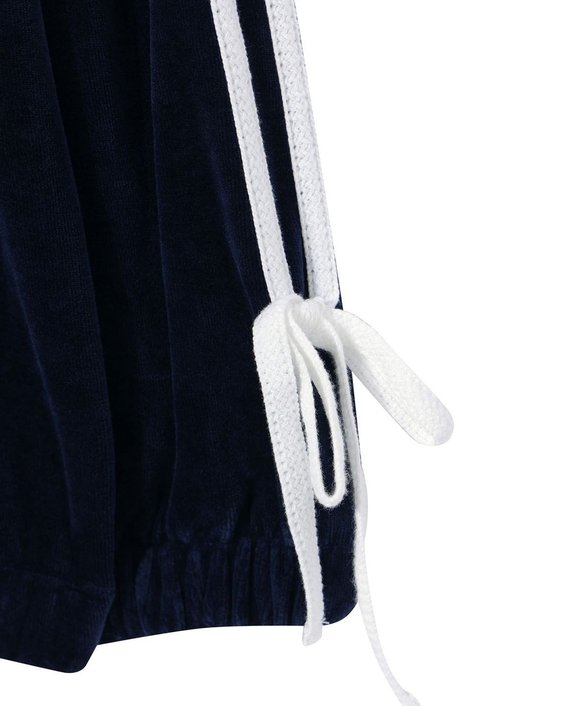 유희(YOUHEE) VELOUR TRACK TOP NAVY