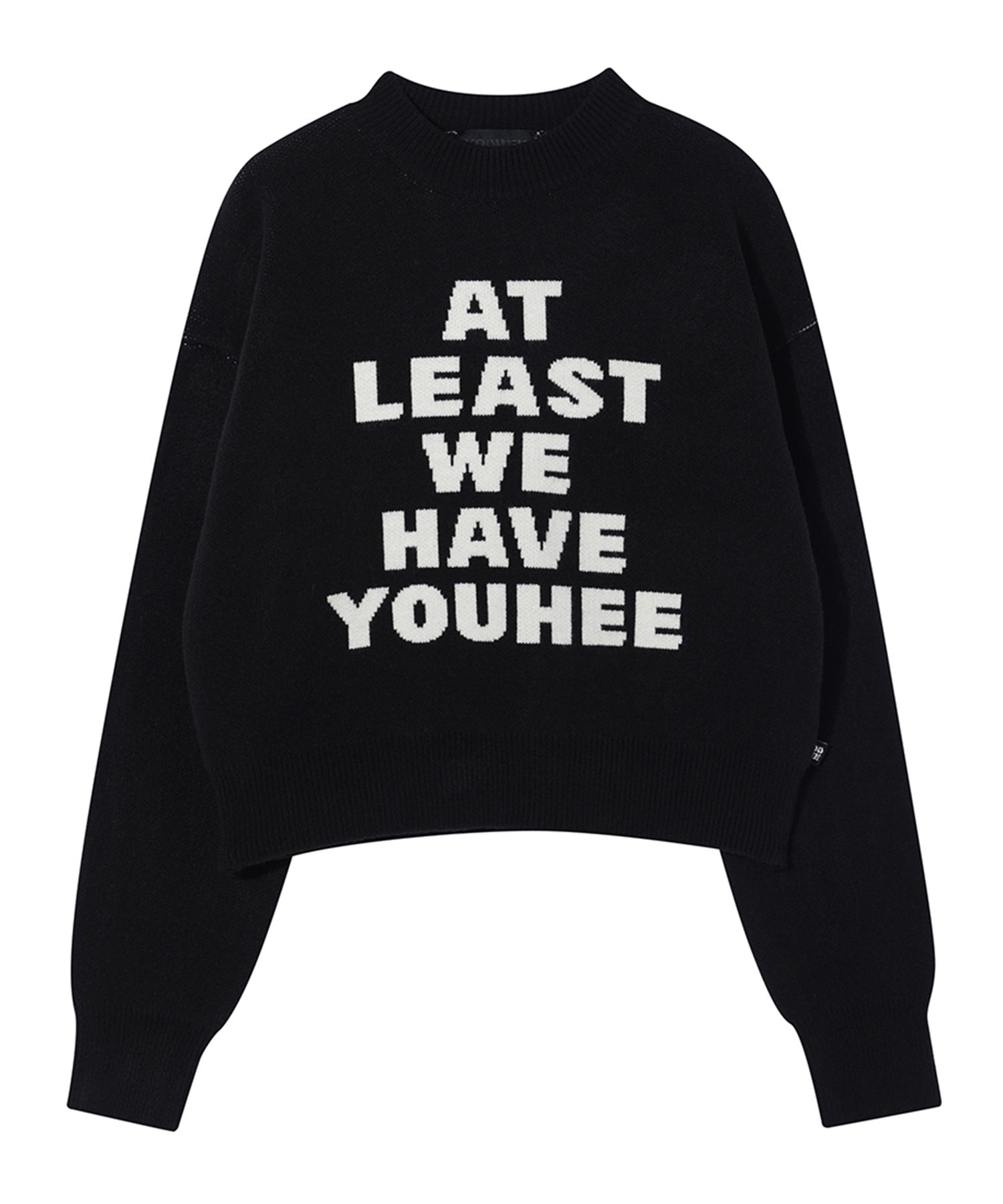 【YOUHEE】LETTERING BIG BAG ★韓国人気★送料関税込★ MUSINSA | YOUHEE YOUHEE LETTERING PULLOVER KNIT BLACK