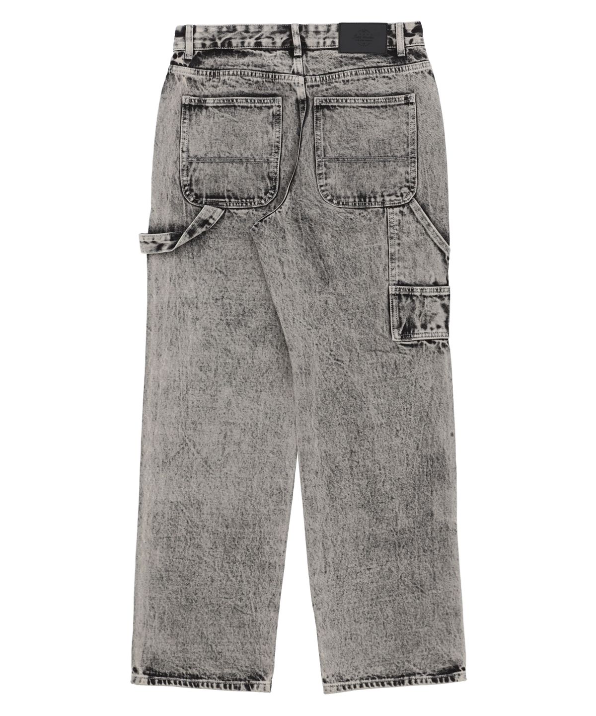 필드워커(FIELDWORKER) DOUBLE KNEE CARPENTERS WIDE DENIM [BLACK]