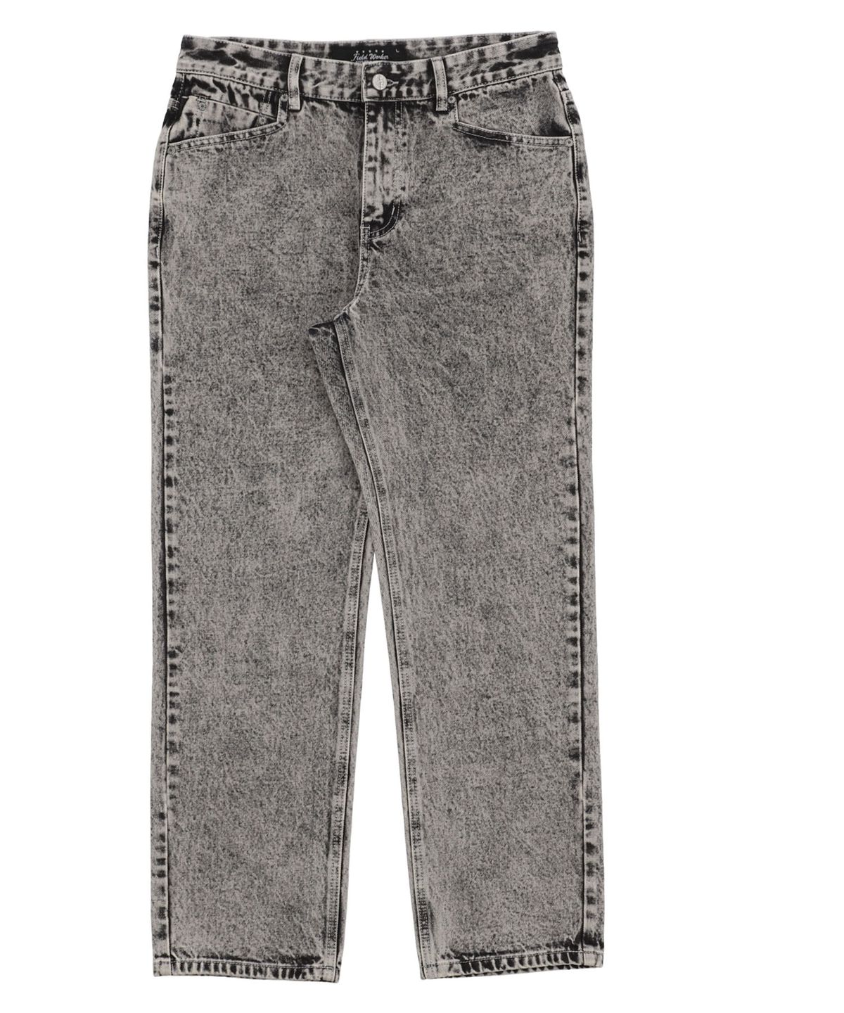 필드워커(FIELDWORKER) SNOW WASHING STRAIGHT DENIM [BLACK]
