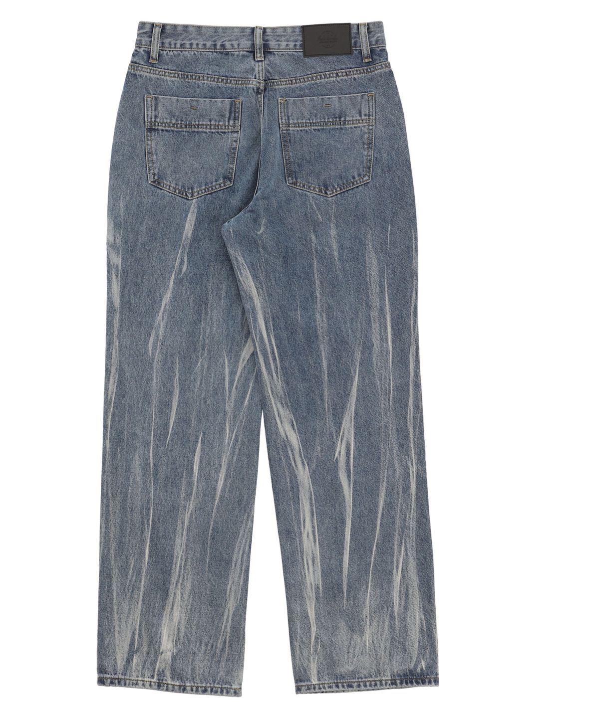 필드워커(FIELDWORKER) SIWA TWO TUCK WIDE DENIM [BLUE]
