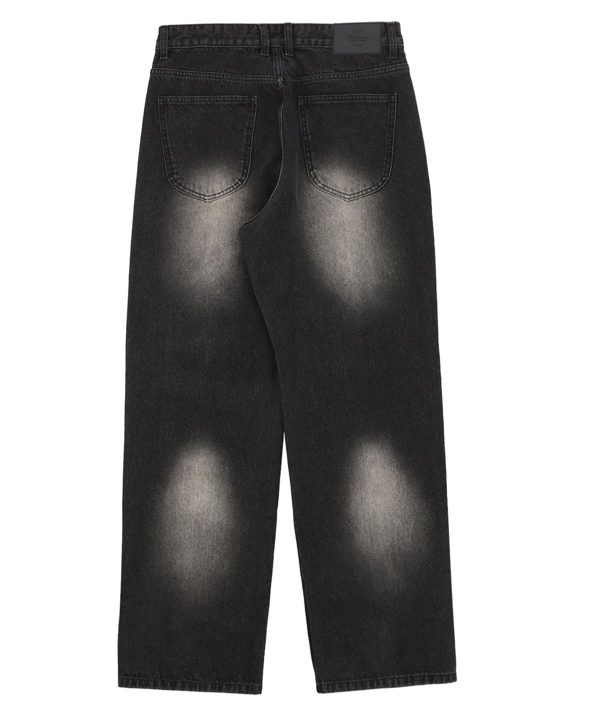 필드워커(FIELDWORKER) MAXIMUM BRUSH WIDE DENIM [BLACK]