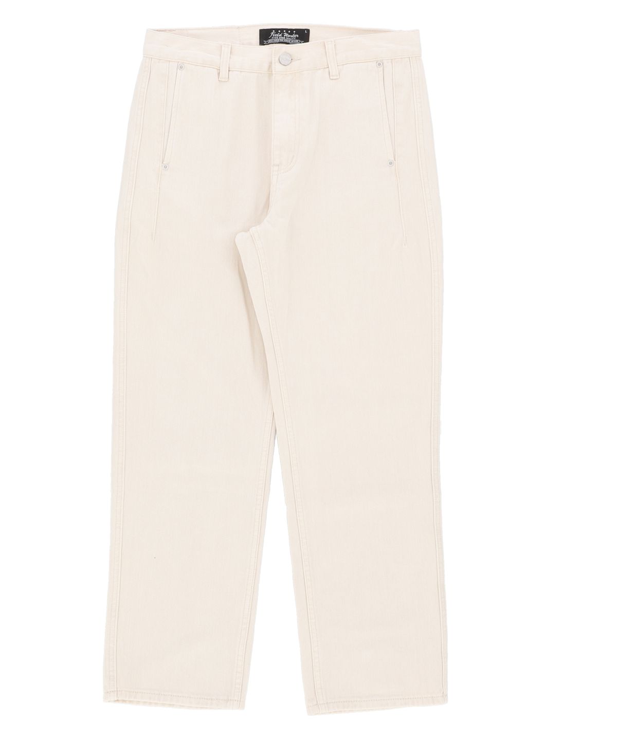 필드워커(FIELDWORKER) ONE WASHING STRAIGHT DENIM [CREAM]