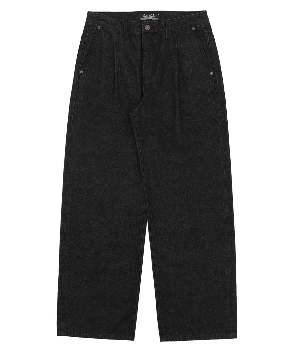 필드워커(FIELDWORKER) ONE WASHING SUPER WIDE DENIM [BLACK]