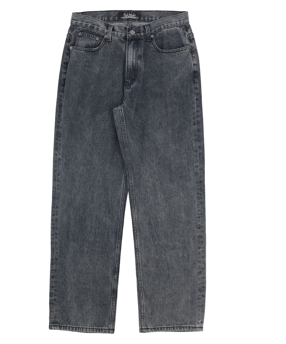 필드워커(FIELDWORKER) ALL BRUSH SEMI WIDE DENIM [DEEP BLUE]