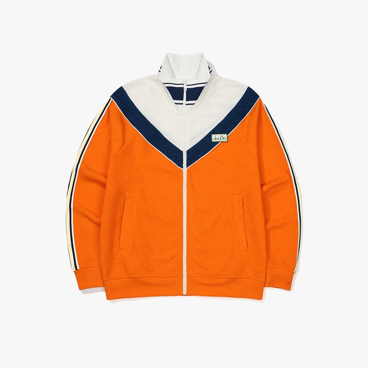 디아도라(diadora) 몬텔로 테리 트레이닝 자켓 ORANGE