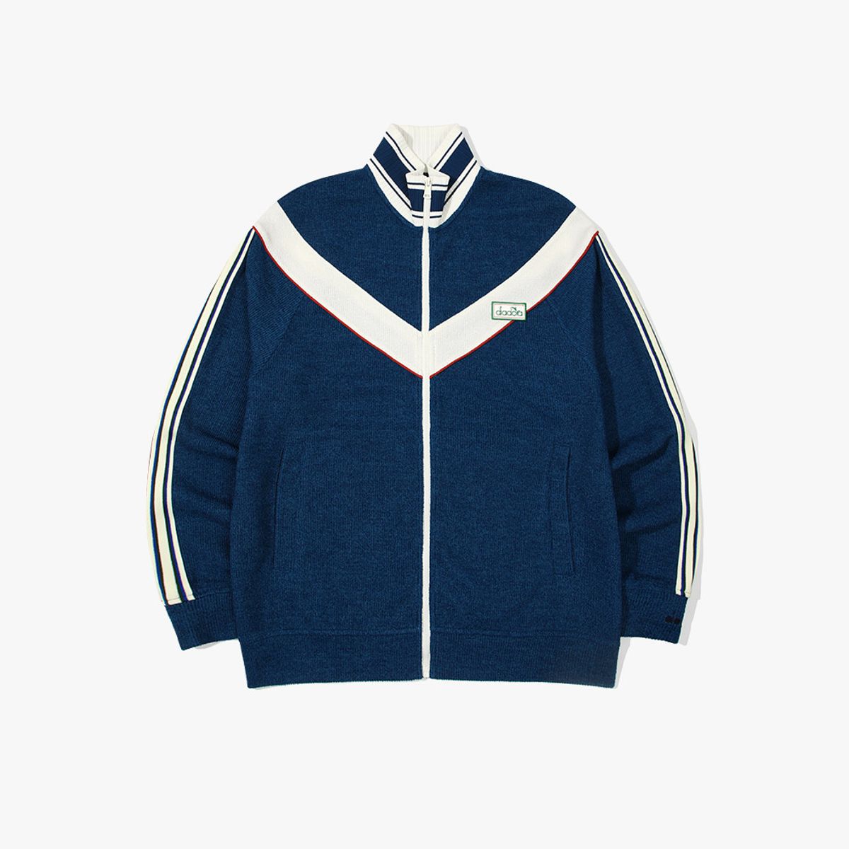 디아도라(diadora) 몬텔로 테리 트레이닝 자켓 BLUE