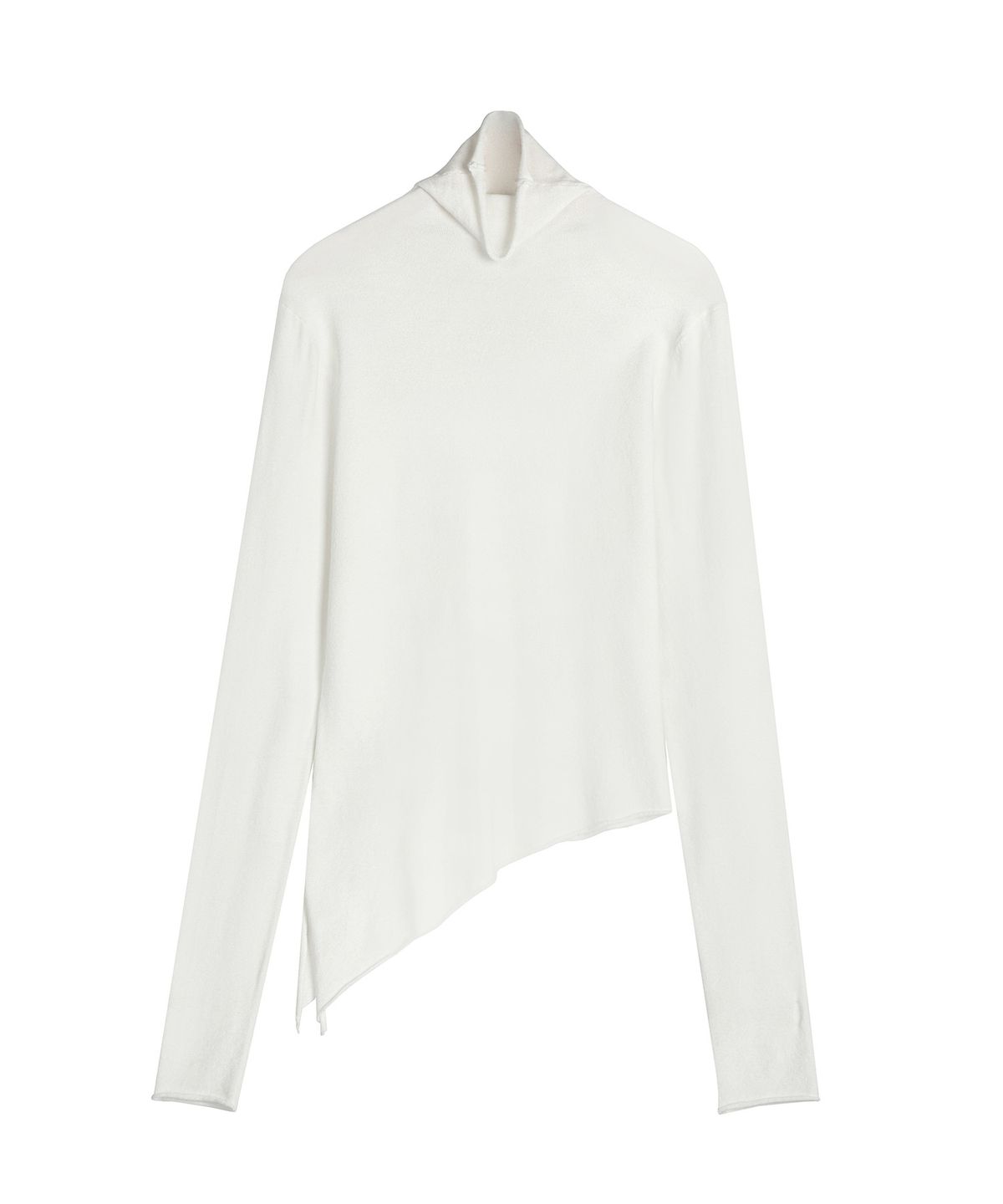 어반드레스(AVANDRESS) Diagonal Turtleneck Tee BLACK