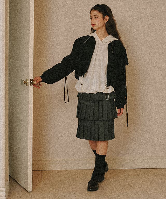 ブルゾン RONRON SAILOR WIND STRING JACKET BLACK [RR23CJK2500BK] MUSINSA | RONRON SAILOR WIND STRING JACKET BLACK