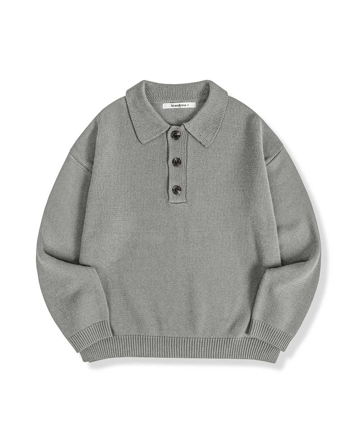 어반드레스(AVANDRESS) Kamen Collar Knit NAVY