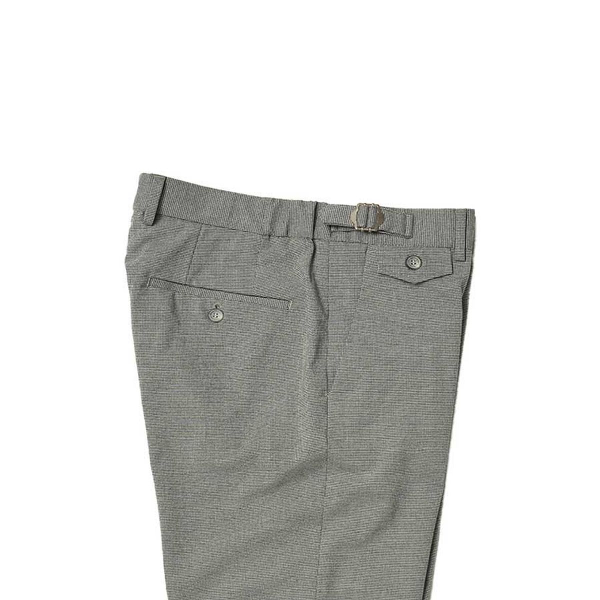 블랙브라운(BLACKBROWN) 사이드 어드저스트 하운드투스 체크 팬츠 [LIGHT GRAY]