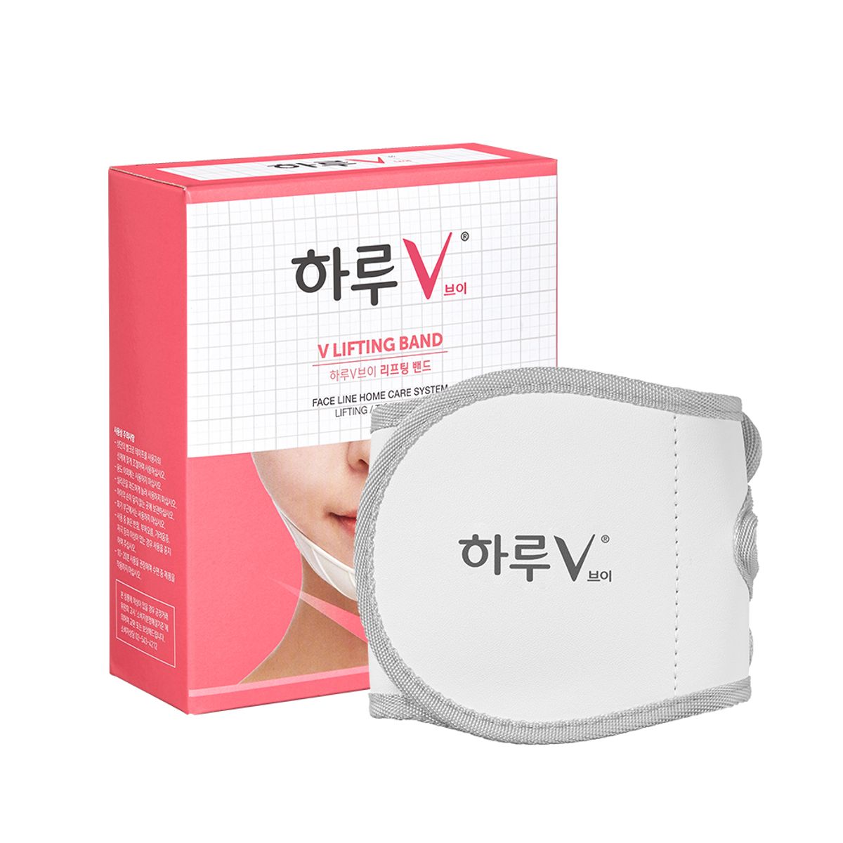 맥퀸뉴욕(MQNY) 하루V브이 이중턱 리프팅밴드/ 턱살제거 사각턱 땡기미 얼굴밴드 지압 경락