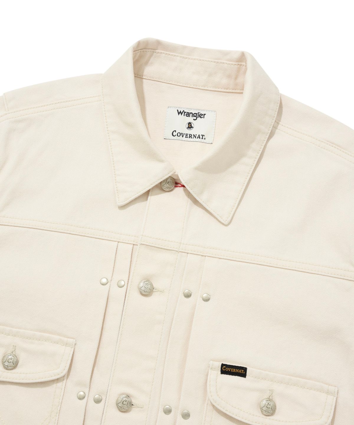 커버낫(COVERNAT) [COVERNAT X WRANGLER] 오리지널 데님 자켓 아이보리